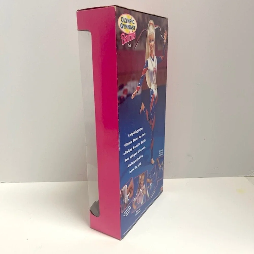 1995 Olympic Gymnast Barbie Doll Licensed Atlanta Olympic Games Blonde Hair‎